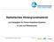 Statistisches Hintergrundmaterial. zur Kampagne für Fahrer-Assistenz-Systeme in Lkw und Reisebussen