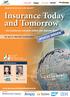 Insurance Today and Tomorrow