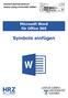 Microsoft Word für Office 365 Symbole einfügen