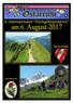 Ausschreibung für den 6. Internationalen Hochgebirgsmarsch am 6. August 2017 in Kaprun Hohe Tauern/Pinzgau/Salzburg/ÖSTERREICH