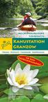 Mecklenburgische Seenplatte. Kanustation Granzow. Verleih. Zeltplatz. Fahrräder. Gruppenhaus. Ab zum. Seerosenparadies!