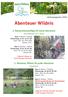 Abenteuer Wildnis. Jahresprogramm Naturerlebnisausflüge für kleine Abenteurer. 2. Abenteuer Wildnis für große Abenteurer