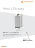 Vento V Connect. Vakuum-Cyclone-Entgaser Für Heiz- und Solarsysteme und Kühlwassersysteme