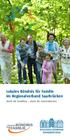 Lokales Bündnis für Familie im Regionalverband Saarbrücken. Stark für Familien stark für Generationen