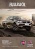 FIAT FULLBACK MODELLJAHR SERIE 1 VERSIONEN UND PREISE AUSGABE NR FEBRUAR 2017 PREISSTAND: 9. FEBRUAR 2017 PROFIS WIE SIE