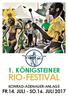 1. KÖNIGSTEINER RIO-FESTIVAL KONRAD-ADENAUER-ANLAGE