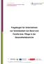 Fragebogen für Unternehmen zur Vereinbarkeit von Beruf und Familie bzw. Pflege in der Gesundheitsbranche