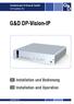 Guntermann & Drunck GmbH  G&D DP-Vision-IP. Installation und Bedienung Installation and Operation AA