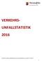 VERKEHRS- UNFALLSTATISTIK 2016
