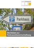 Merkblatt zur Parkraumbewirtschaftung