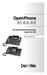 OpenPhone 61, 63, 65 am Kommunikationssystem OpenCom 100