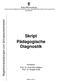 Skript Pädagogische Diagnostik