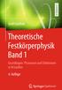 Gerd Czycholl. Theoretische Festkörperphysik Band 1. Grundlagen: Phononen und Elektronen in Kristallen 4. Auflage