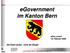 egovernment im Kanton Bern