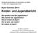 Kinder- und Jugendbericht