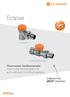 Eclipse. Thermostat-Ventilunterteile Thermostat-Ventilunterteil mit automatischer Durchflussregelung