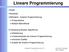 Lineare Programmierung (2)