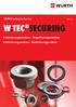 WÜRTH Industrie Service DE EN W TEC SECURING. Keilsicherungsscheiben Ringsicherungsscheiben. Keilsicherungsmuttern Radsicherungsmuttern