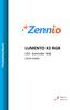 Produkthandbuch LUMENTO X3 RGB. LED Kontroller RGB ZN1DI RGBX3. Edition 1,1 Version 1.0