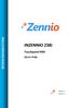 BEDIENUNGSANLEITUNG. INZENNIO Z38i. Touchpanel KNX. ZN1VI-TP38i. Edition 1.2 Version 1.1