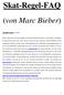 Skat-Regel-FAQ. (von Marc Bieber) Aktueller Stand: