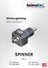 Werkzeugkatalog tool catalogue SPINNER BMT 45