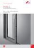 Roto Patio Lift. Fenster- und Türtechnologie. Der Standardbeschlag für große Hebeschiebetüren bis 300 kg