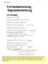 Formelsammlung Signaldarstellung