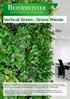 Vertical Green - Grüne Wände