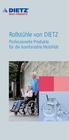 Rollstühle von DIETZ. Professionelle Produkte für die komfortable Mobilität