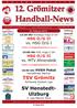 12. Grömitzer Handball-News