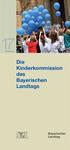Wahlperiode. Die Kinderkommission des Bayerischen Landtags