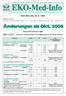 EKO-Med-Info, Nr. 5 / Änderungen ab Okt Preise Stand Oktober 2006