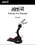 Roboter-Arm-Bausatz. Robot02. Ausgabe Copyright by Joy-IT 1