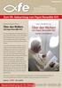 Zum 90. Geburtstag von Papst Benedikt XVI. Über den Wolken mit Papst Benedikt XVI. Neuerscheinung im Fe-Verlag Sonderprospekt