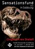 Sensationsfund. Original T.rex Skelett. in Salzburg. Große Dinosaurier-Ausstellung 23. Juni Jänner 2018 auf Gut Aiderbichl Henndorf.