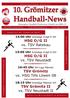 10. Grömitzer Handball-News