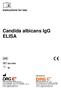 Candida albicans IgG ELISA