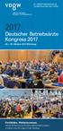 Deutscher Betriebsärzte Kongress 2017