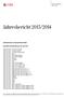 Jahresbericht 2013/2014