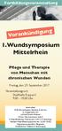 1.Wundsymposium Mittelrhein