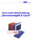 uro-lohn Beschreibung Serviceentgelt E-Card