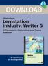 Christine Schub Lernstation inklusiv: Wetter 5 Differenzierte Materialien zum Thema Gewitter Lernstationen inklusiv