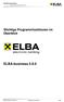 ELBA-business Electronic banking fürs Büro. Wichtige Programmfunktionen im Überblick. ELBA-business 5.8.0