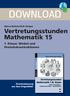 DOWNLOAD. Vertretungsstunden Mathematik Klasse: Winkel und Dreieckskonstruktionen. Marco Bettner/Erik Dinges