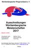 Ausschreibungen Württembergische Meisterschaften 2017