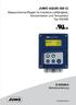 JUMO AQUIS 500 Ci. Messumformer/Regler für induktive Leitfähigkeit, Konzentration und Temperatur Typ B Betriebsanleitung