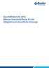 Geschäftsbericht 2016 Bâloise-Sammelstiftung für die obligatorische berufliche Vorsorge