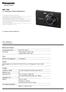 DMC-FS50 16,1 Megapixel Stylish Digitalkamera. Maße und Gewicht. Pixel. Sensor. Objektiv