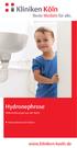 Hydronephrose.  Abflussstörungen aus der Niere. Informationen für Eltern